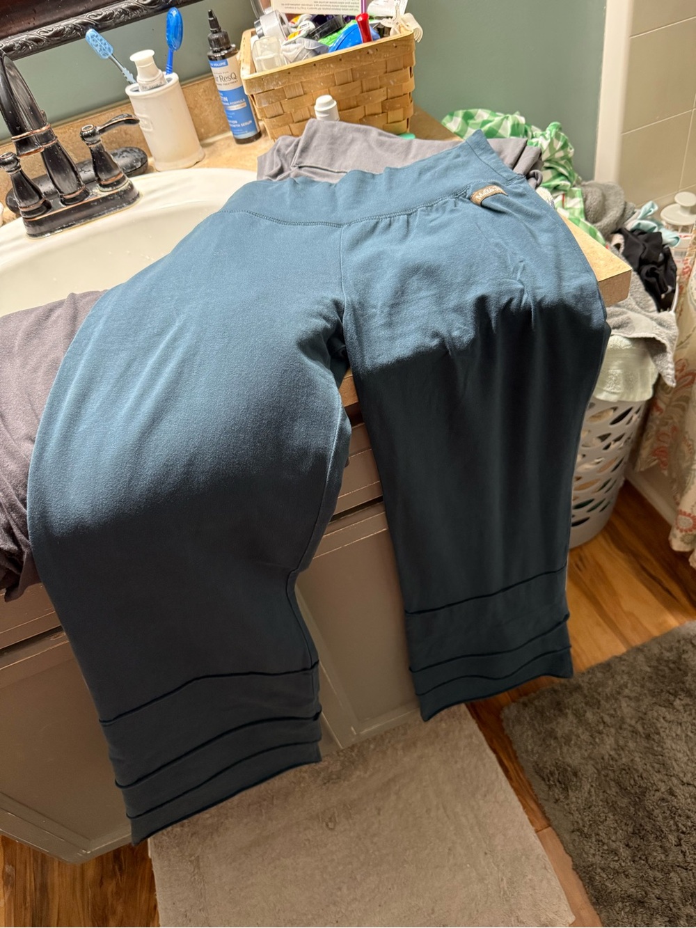 Matilda Jane Teal Straight Leg Pants